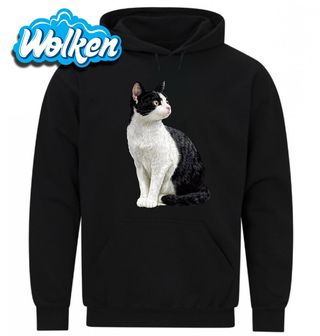 Mikina Elegantní Černobílá Kočka.jpg