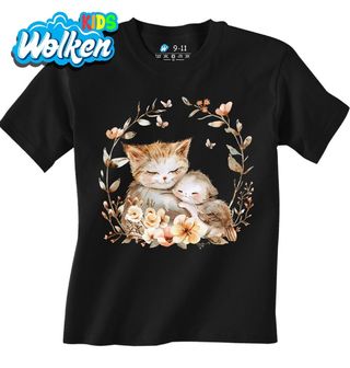 Dětské tričko Mateřská Láska Kočka a Kotě.jpg