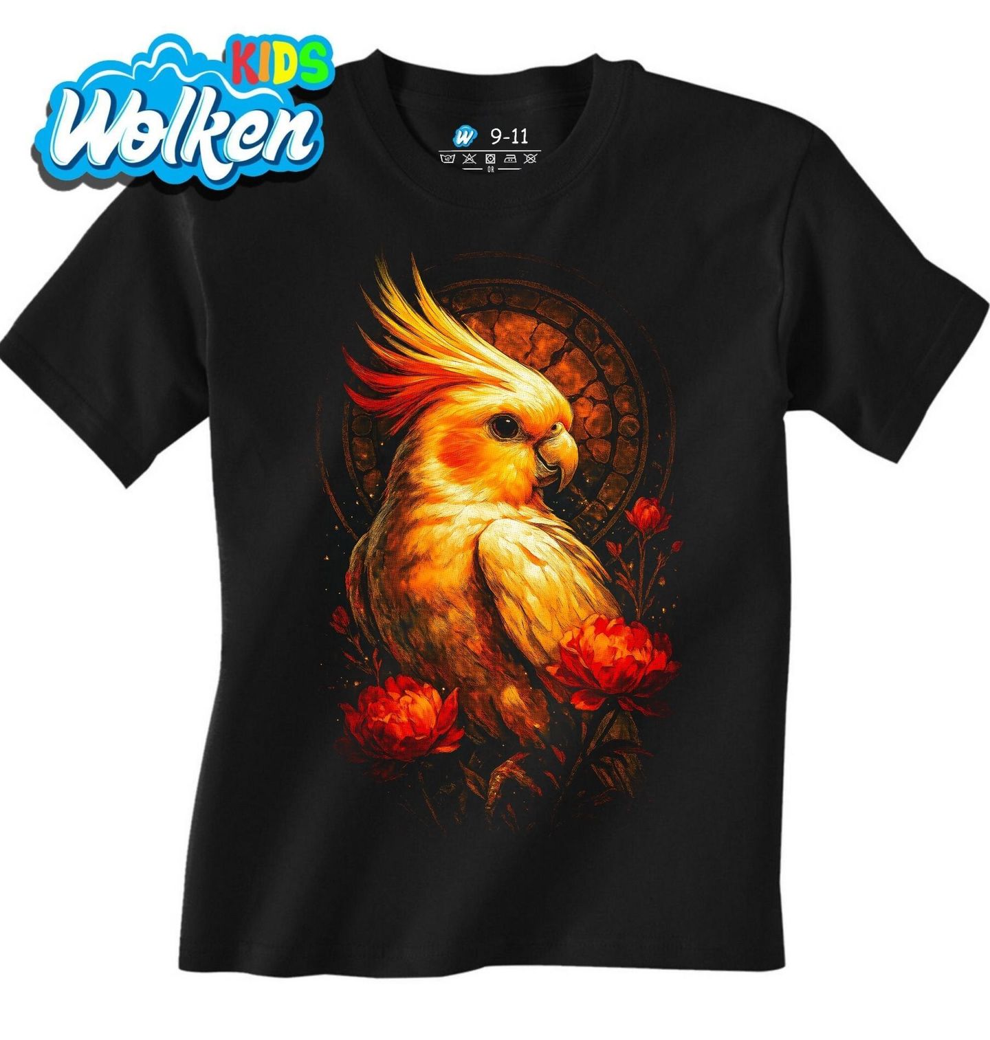 Dětské tričko Korela chocholatá.jpg