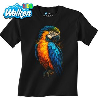 Dětské tričko Ara modrožlutý.jpg