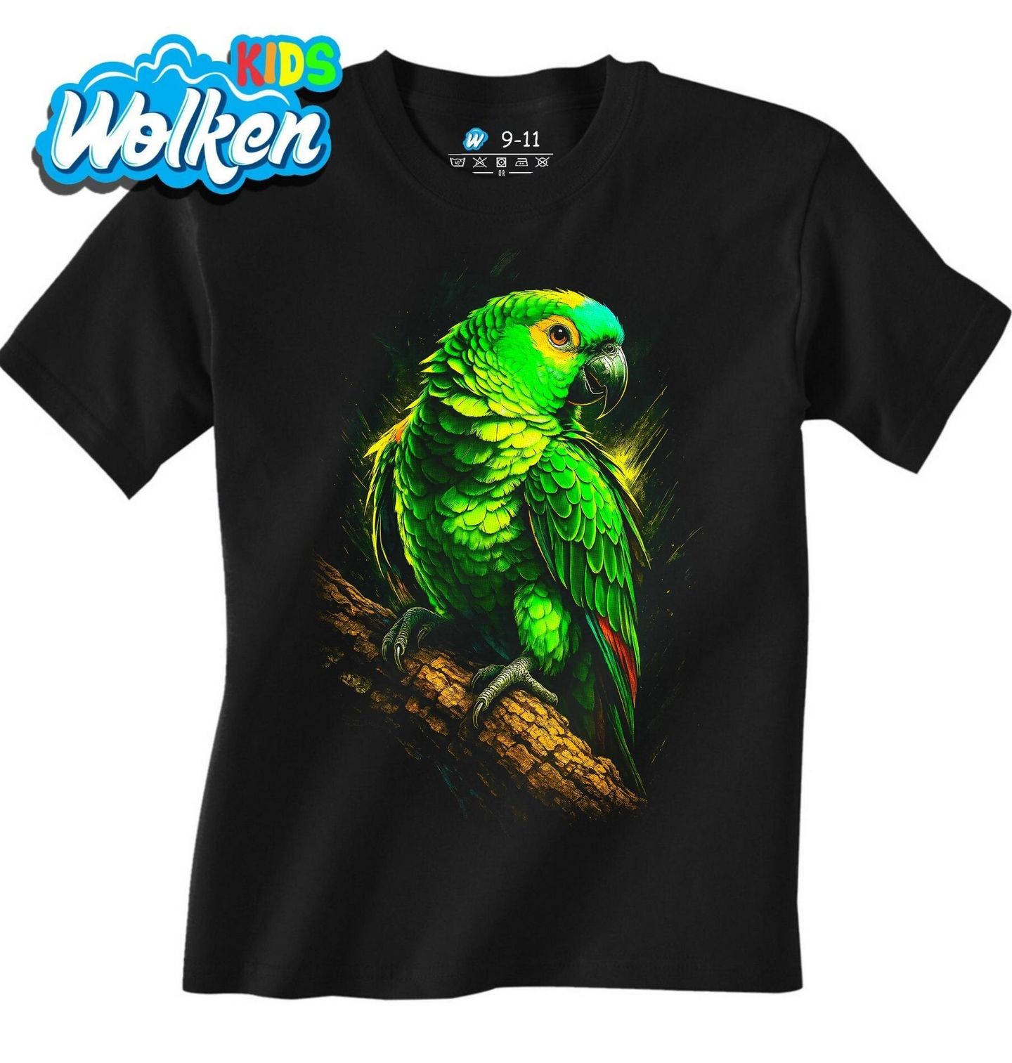 Dětské tričko Amazoňan zelený.jpg