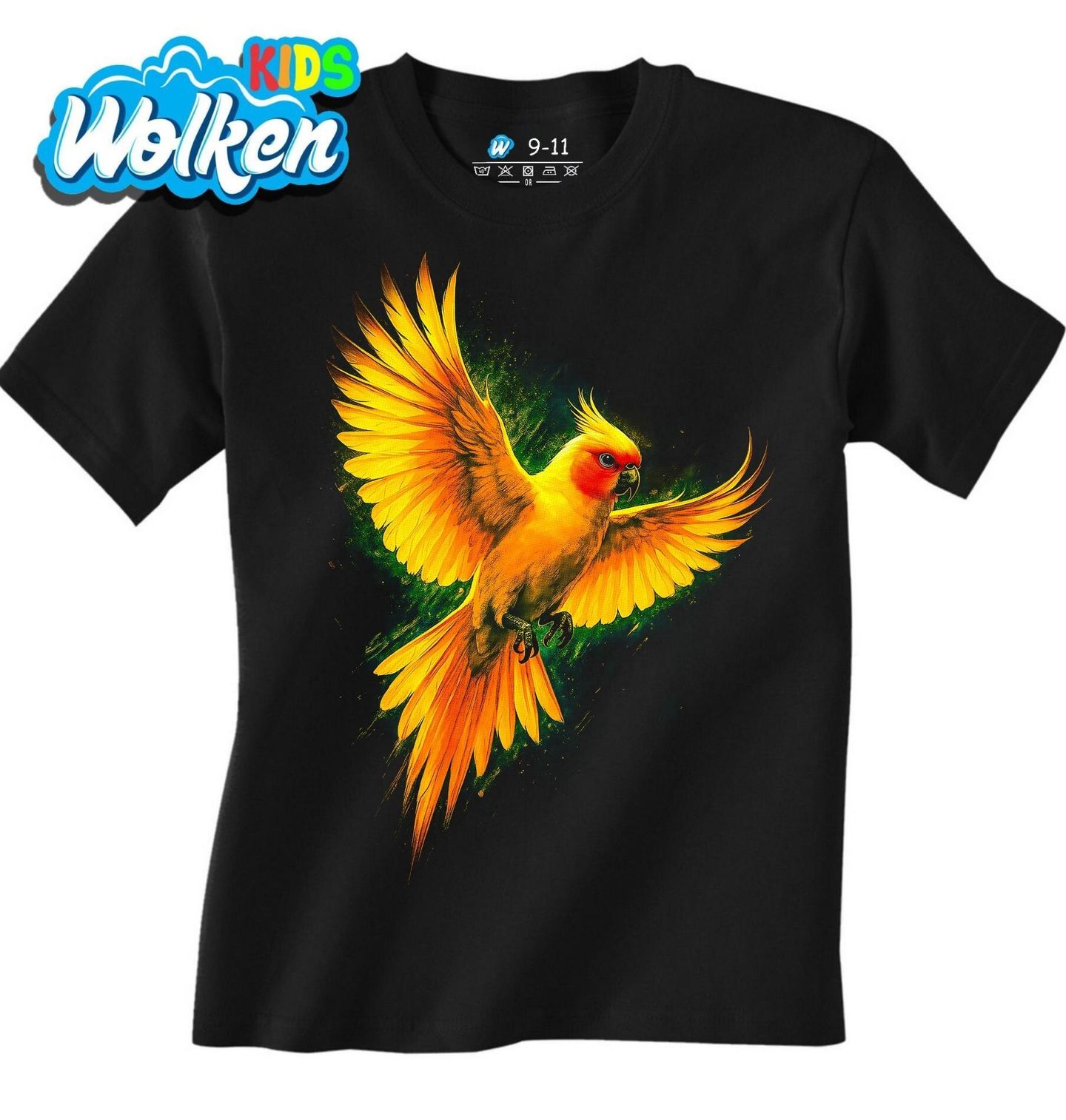 Dětské tričko Korela chocholatá v Letu.jpg