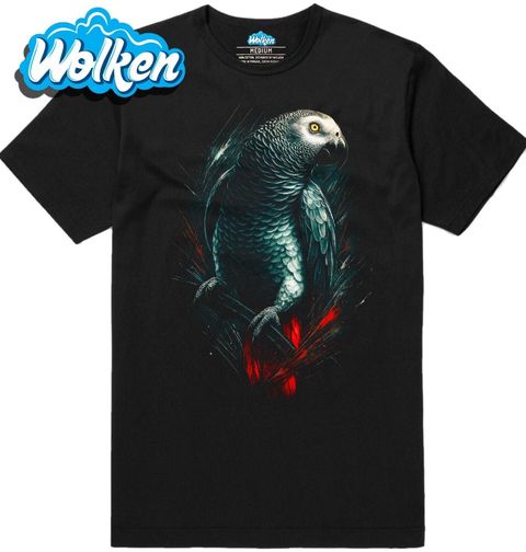 Obrázek produktu Pánské tričko Papoušek šedý Žako