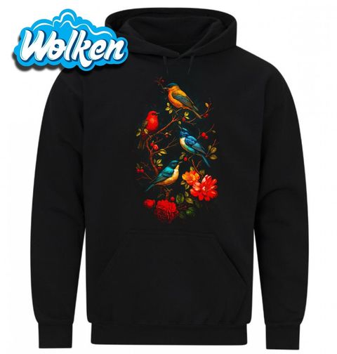 Obrázek produktu Pánská mikina Barevní Zpěvní Ptáčci