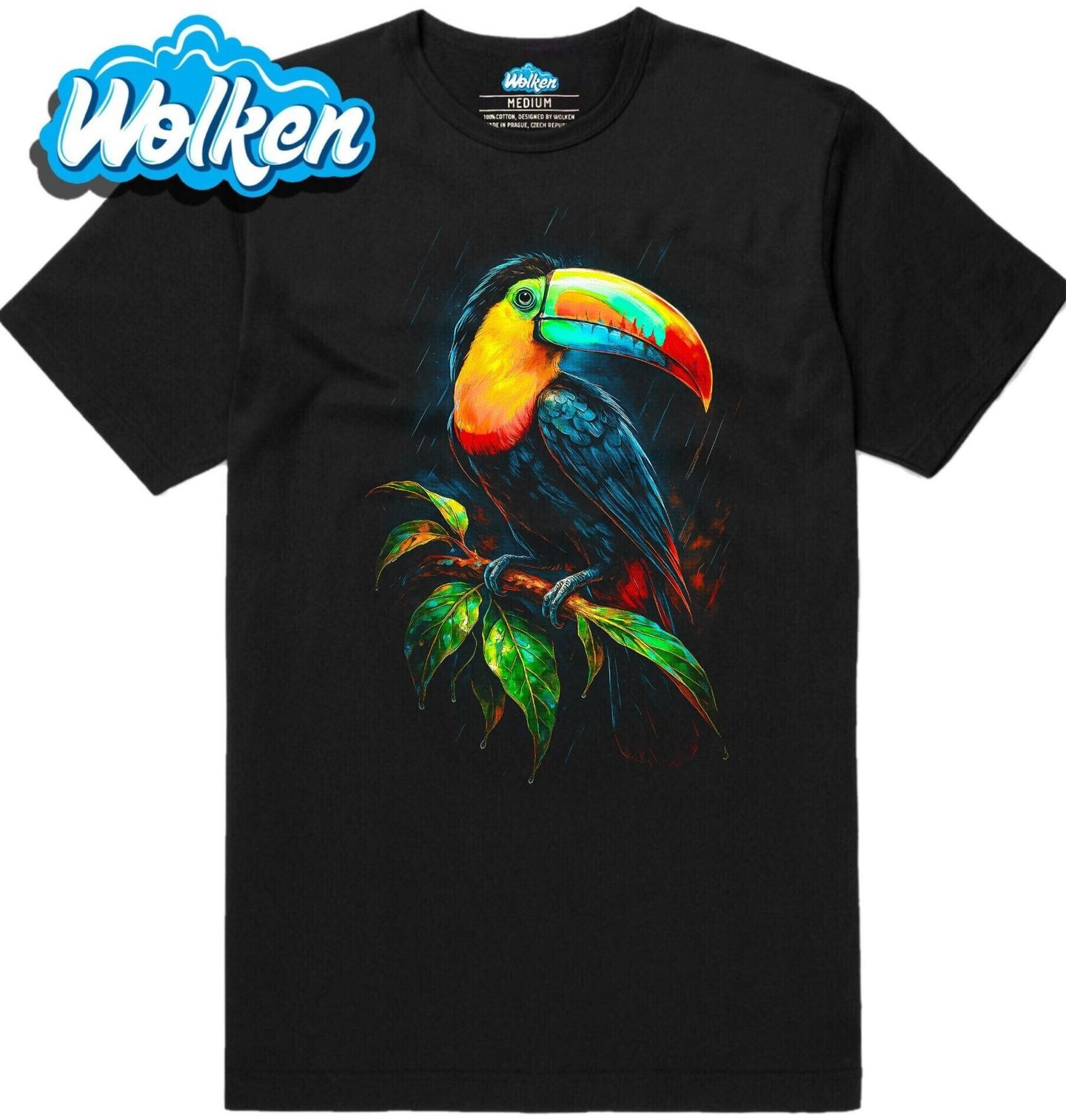 Pánské tričko Tukan obrovský v Dešti.jpg