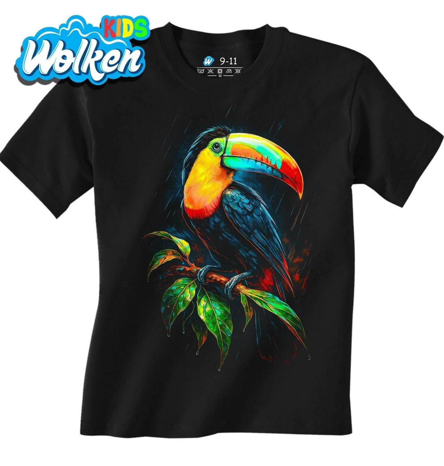 Dětské tričko Tukan obrovský v Dešti.jpg