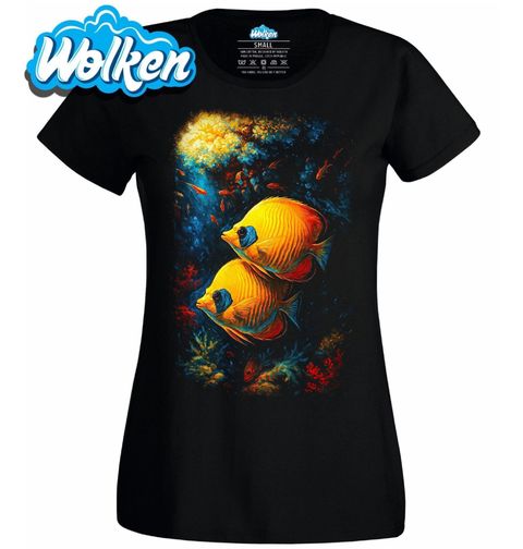 Obrázek produktu Dámské tričko Motýlek modrolící