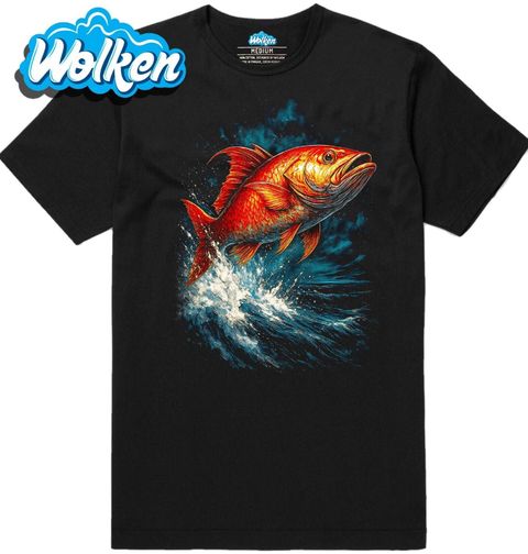 Obrázek produktu Pánské tričko Chňapal červený Vyskakující z Vody