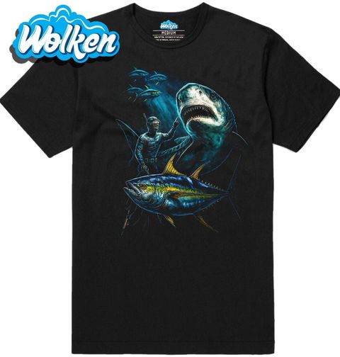 Obrázek produktu Pánské tričko Potápěč mezi Mořskými Predátory