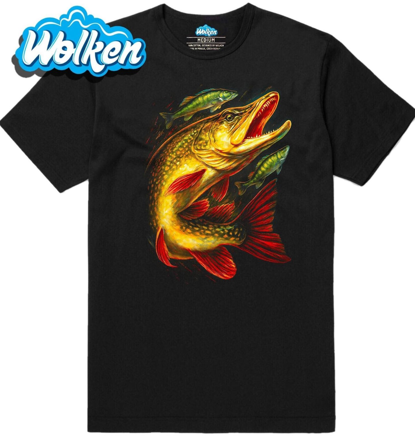 Pánské tričko Dravá Štika obecná.jpg