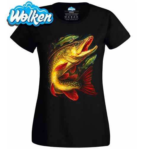 Obrázek produktu Dámské tričko Dravá Ryba Štika obecná