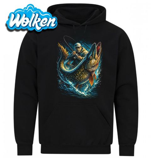 Obrázek produktu Pánská mikina Úlovek Rybáře Štika obecná