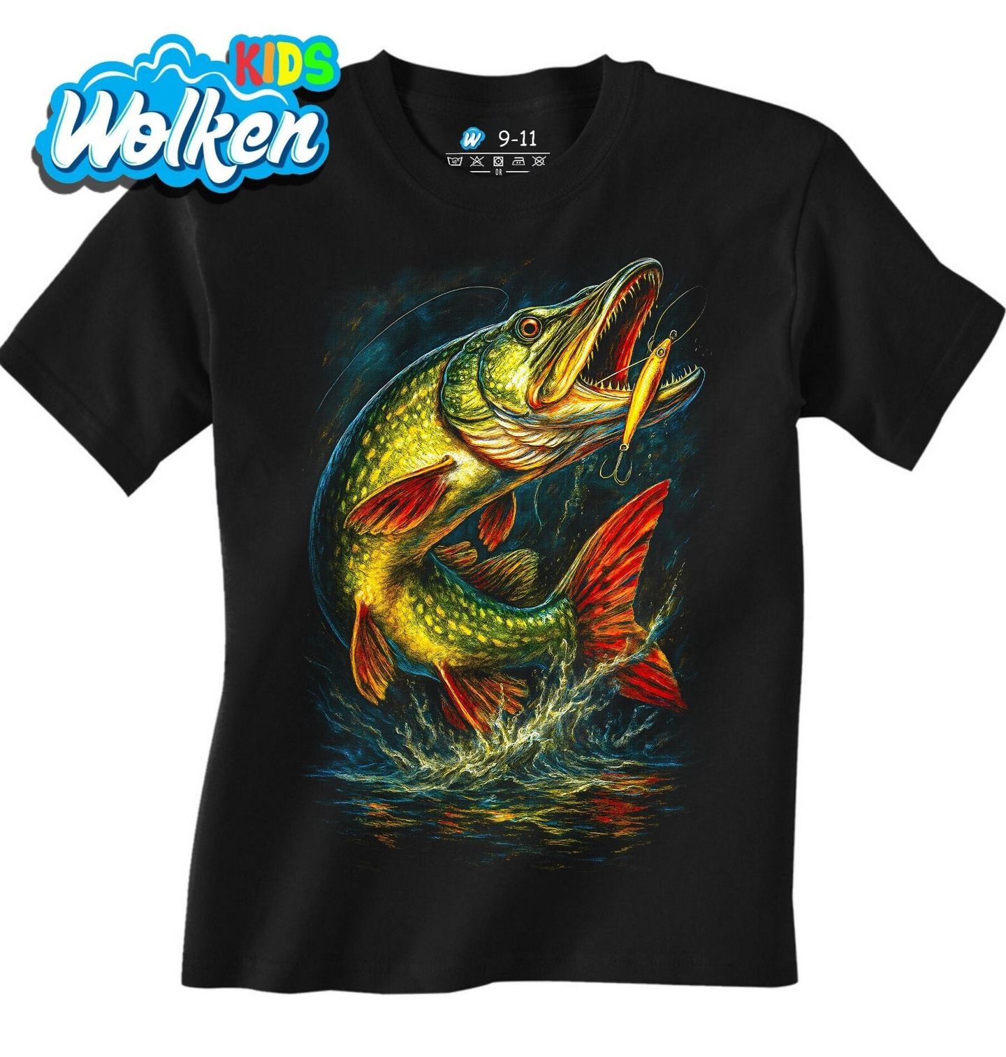 Dětské tričko Štika obecná na Háčku.jpg