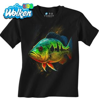 Dětské tričko Paví okoun Peacock bass.jpg
