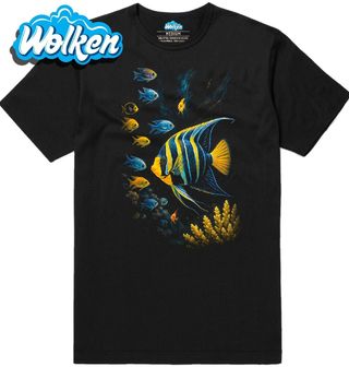 Pánské tričko Pomec French angelfish.jpg