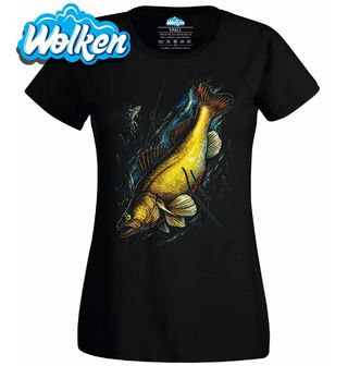 Dámské tričko Candát obecný.jpg