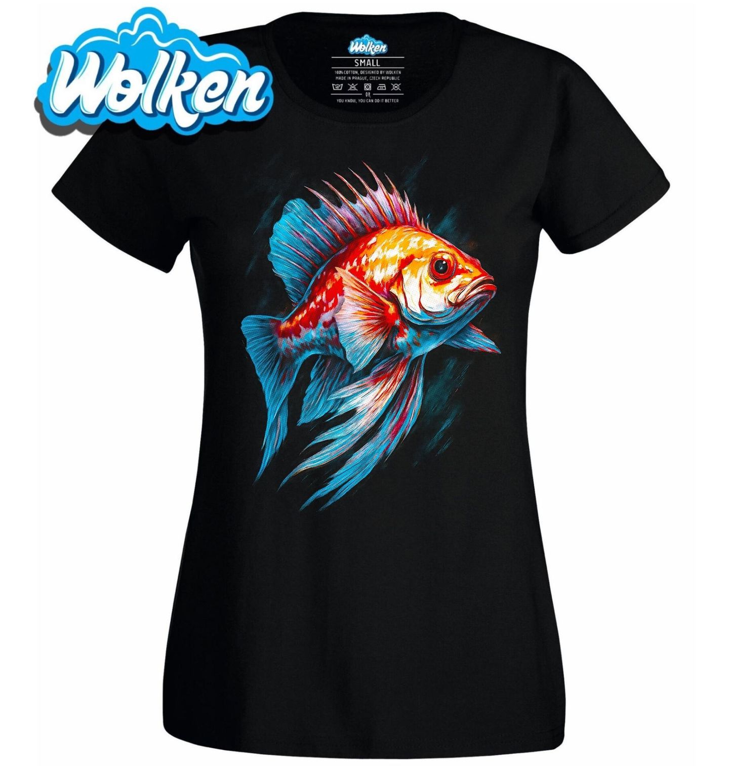 Dámské tričko Okouník pestrý.jpg