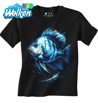 Dětské tričko Modrá Slunečnice pestrá.jpg