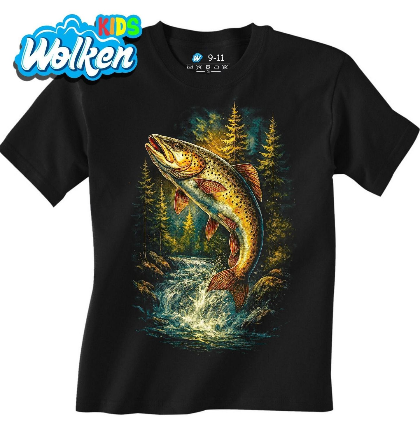 Dětské tričko Skákající Pstruh obecný.jpg