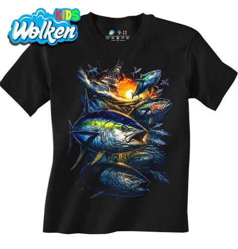 Obrázek produktu Dětské tričko Hejno Tuňáků žlutoploutvých