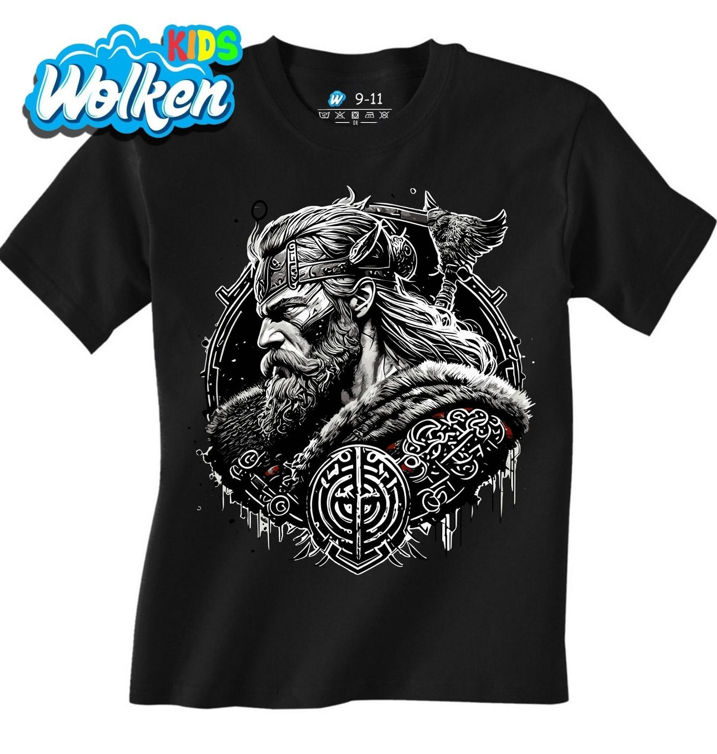 Dětské tričko Nelítostný Vikingský Válečník.jpg