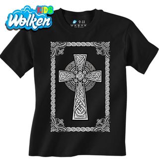 Dětské tričko Starodávný Keltský Kříž.jpg