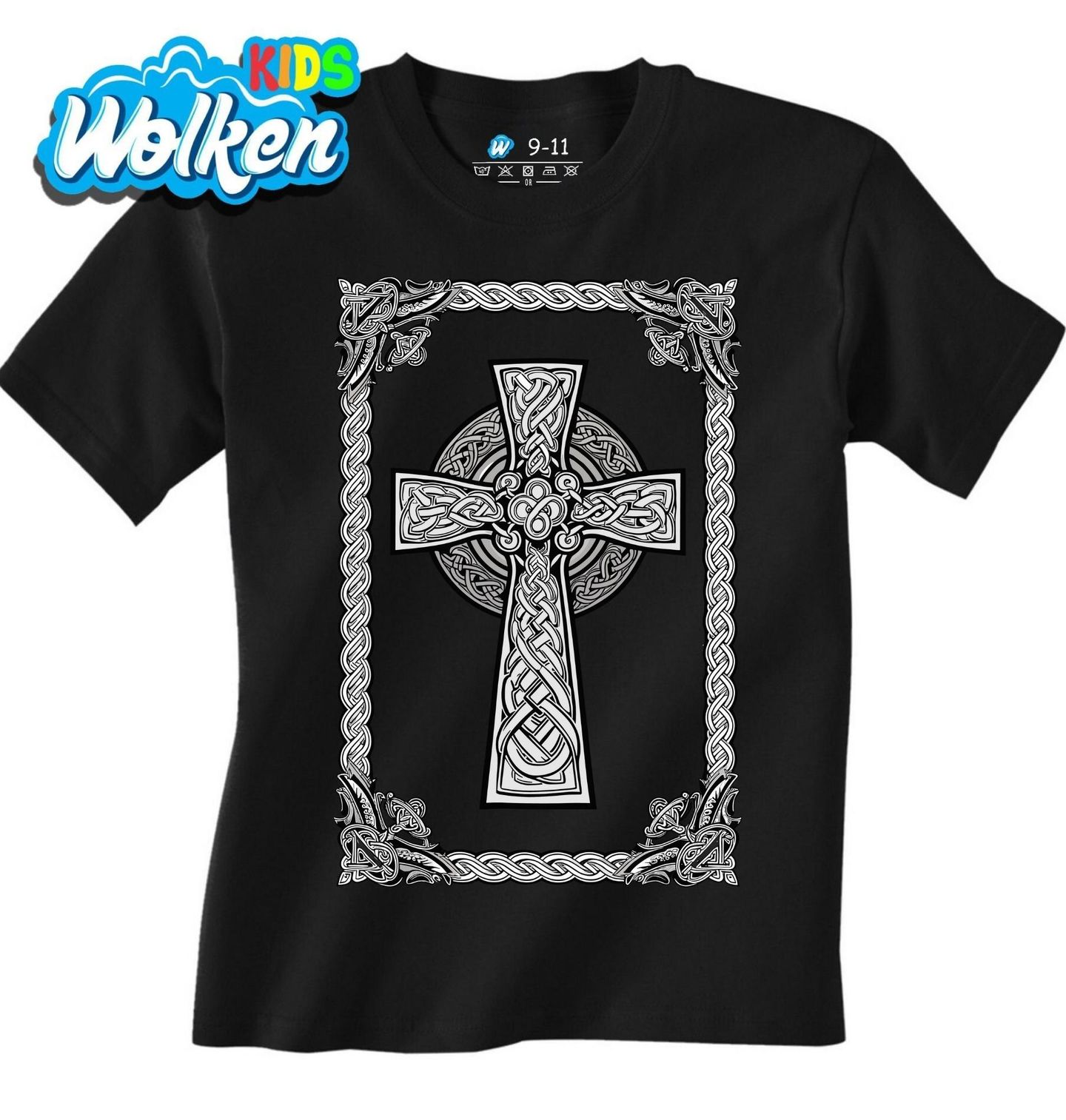 Dětské tričko Starodávný Keltský Kříž.jpg