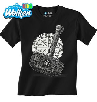 Dětské tričko Posvátné Kladivo Mjölnir.jpg