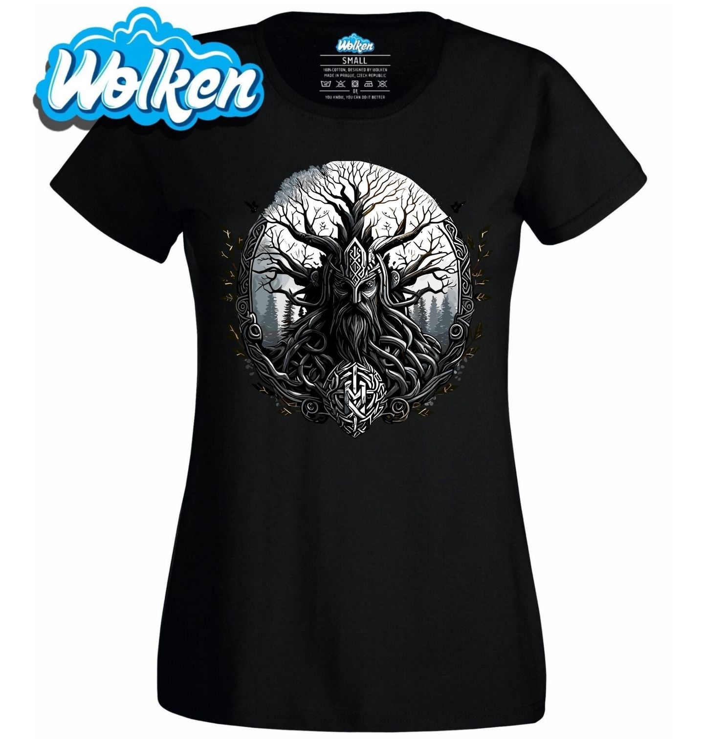 Dámské tričko Odinův Strom života Yggdrasil.jpg