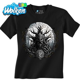 Dětské tričko Odinův Strom života Yggdrasil.jpg