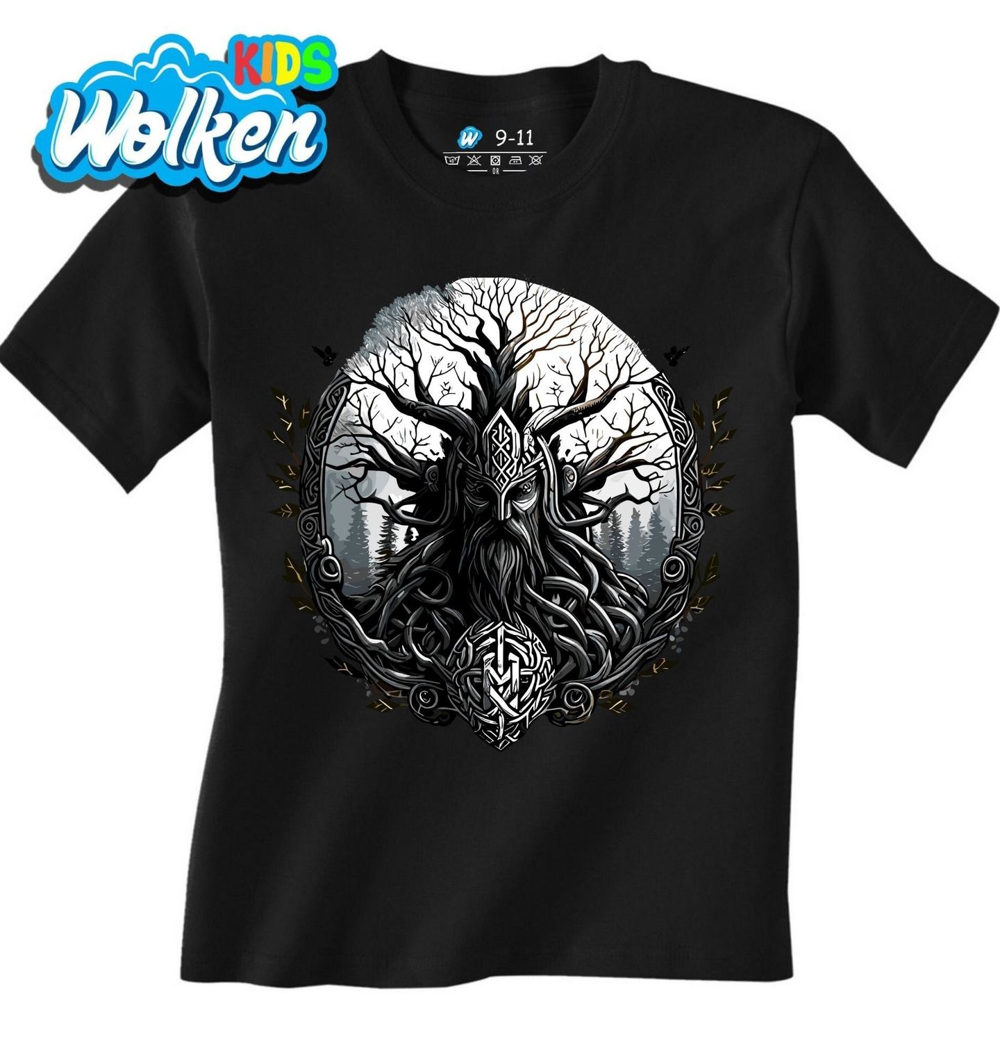 Dětské tričko Odinův Strom života Yggdrasil.jpg