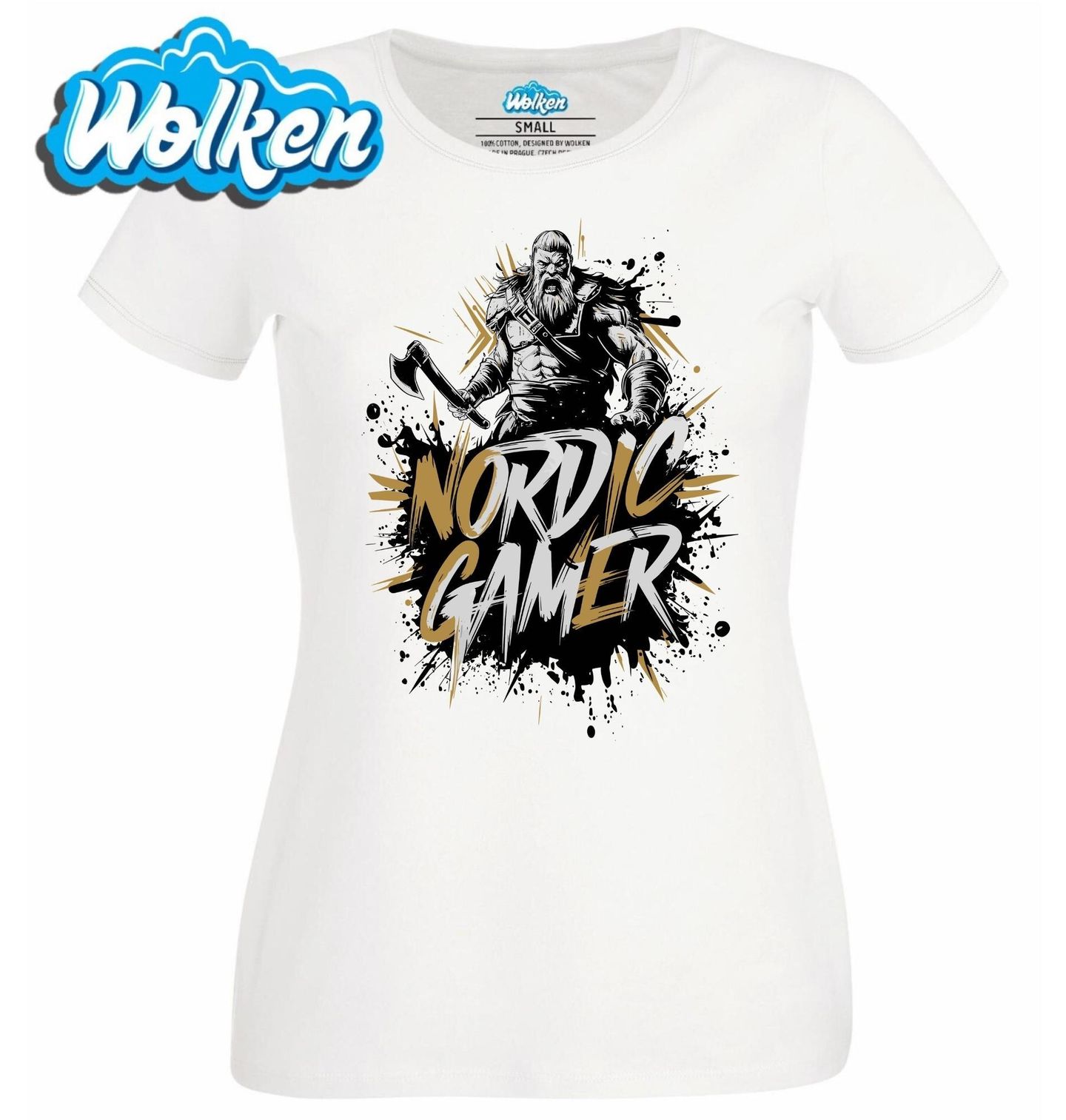 Dámské tričko  Severský Hráč Nordic Gamer.jpg