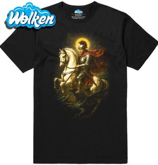 Pánské tričko Svatý Jiří bojující s Drakem.jpg