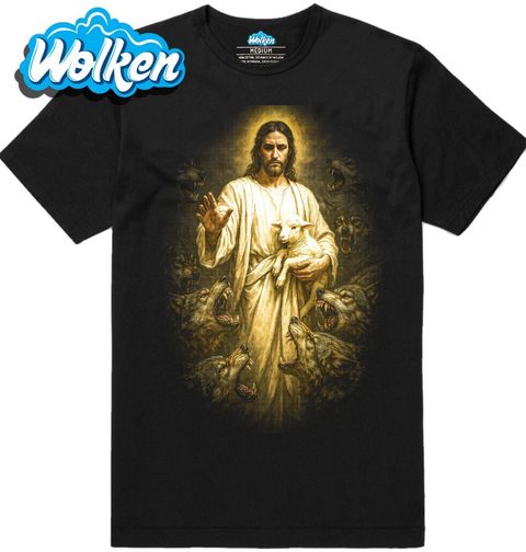 Obrázek produktu Pánské tričko Ježíš Kristus Ochránce Slabých
