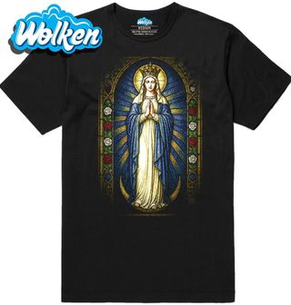 Pánské tričko Panna Maria ve Vitráži.jpg