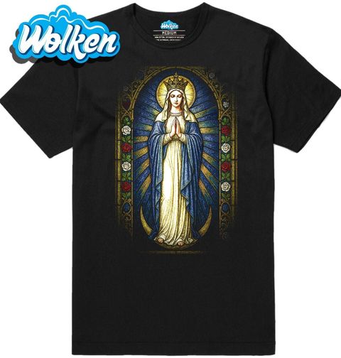 Obrázek produktu Pánské tričko Panna Maria ve Vitráži