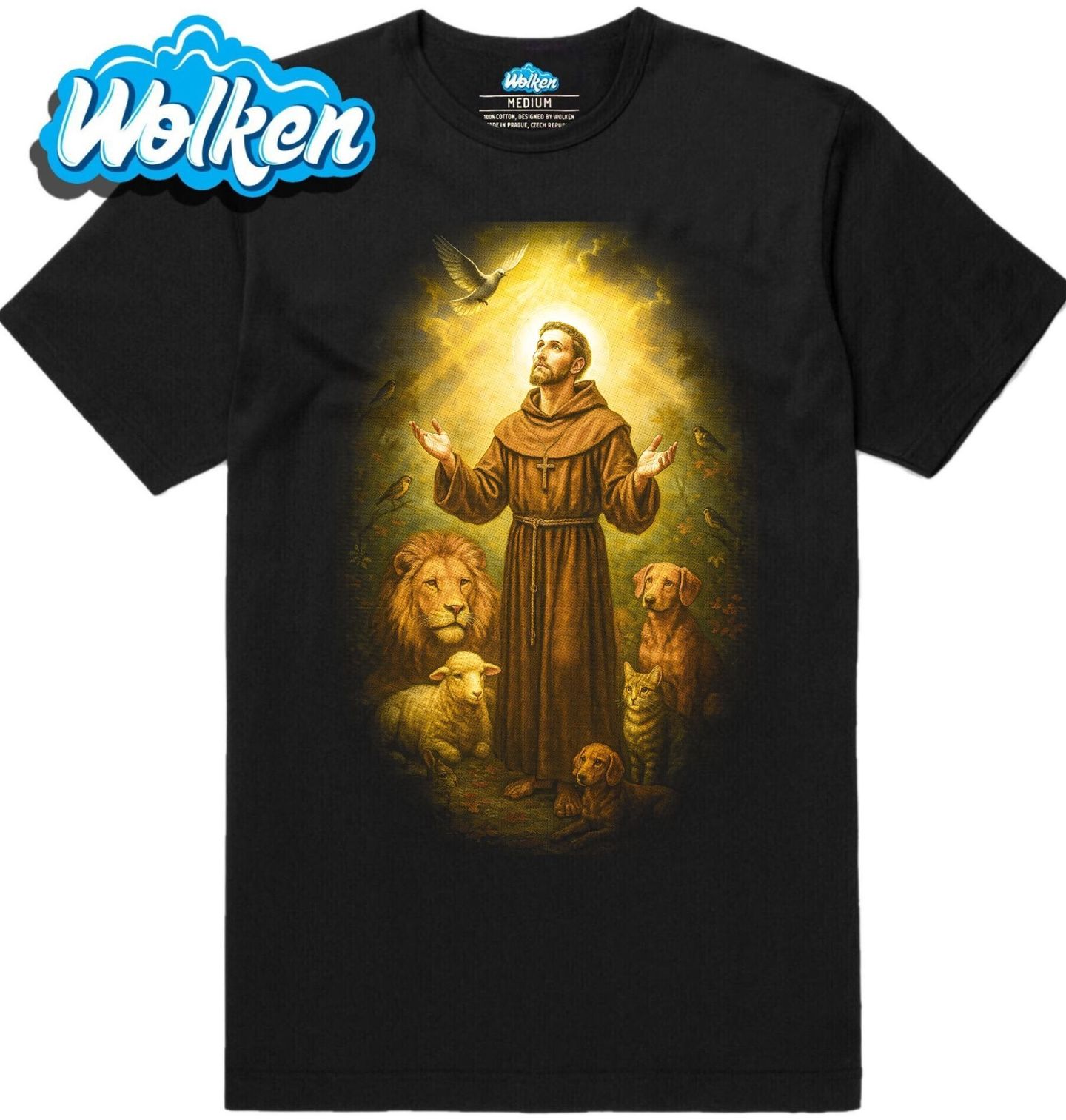 Pánské tričko Svatý František z Assisi.jpg