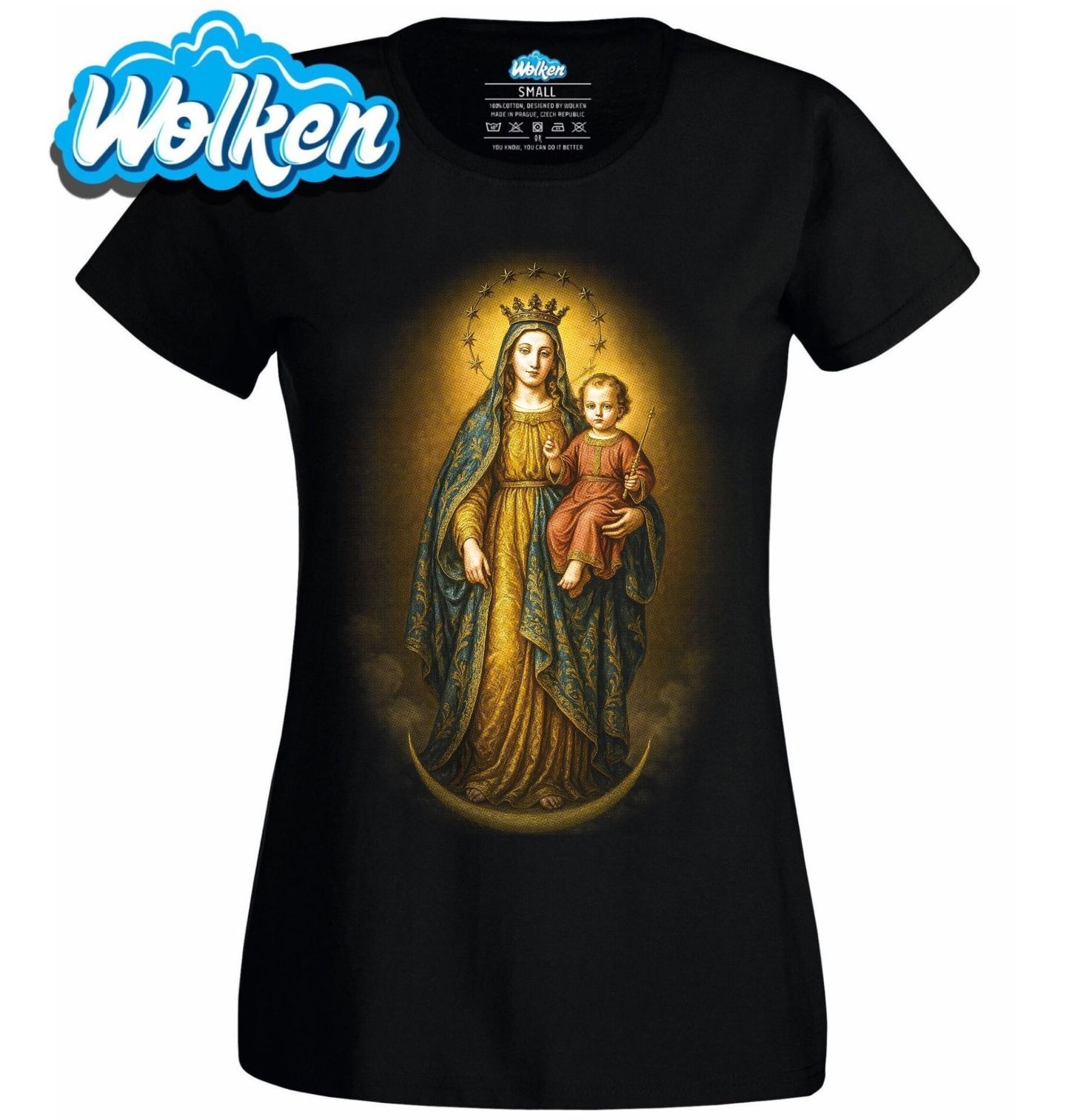 Dámské tričko Panna Maria s Dítětem.jpg