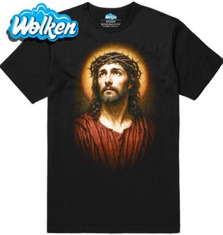 Pánské tričko Ježíš Kristus s Trnovou Korunou.jpg
