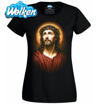 Dámské tričko Ježíš Kristus s Trnovou Korunou.jpg