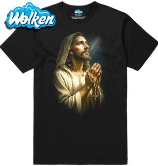 Pánské tričko Ježíš Kristus při Modlitbě.jpg