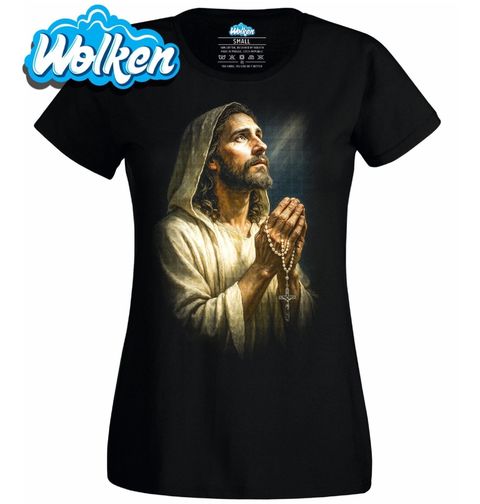 Obrázek produktu Dámské tričko Ježíš Kristus při Modlitbě