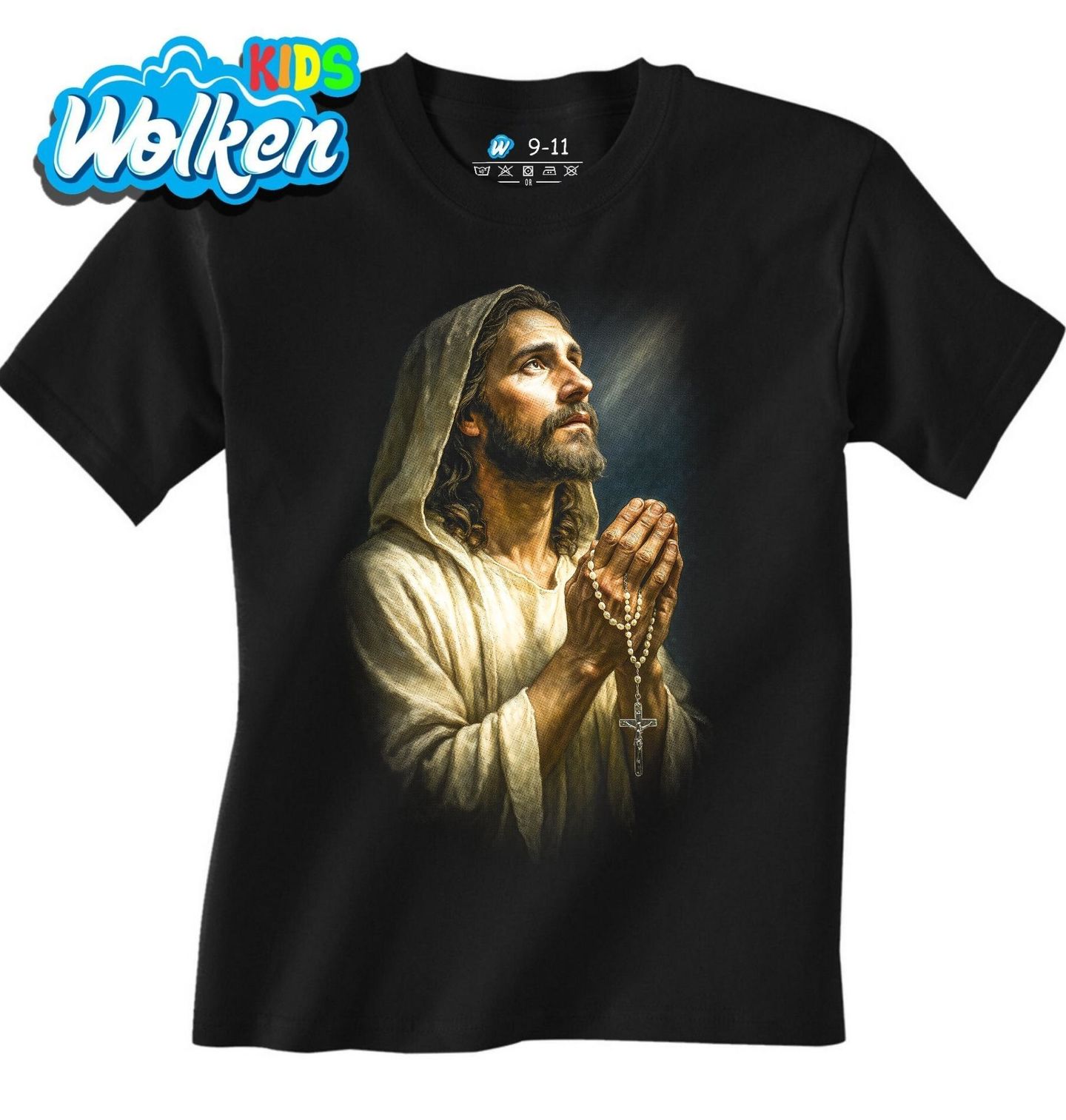 Dětské tričko Ježíš Kristus při Modlitbě.jpg