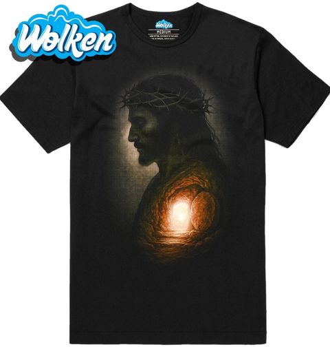 Obrázek produktu Pánské tričko Ježíš Kristus Světlo na Konci Tunelu