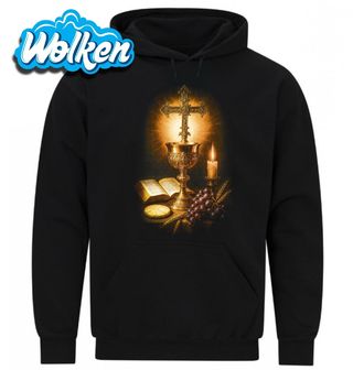 Mikina Eucharistie Poslední večeře Ježíše Krista.jpg