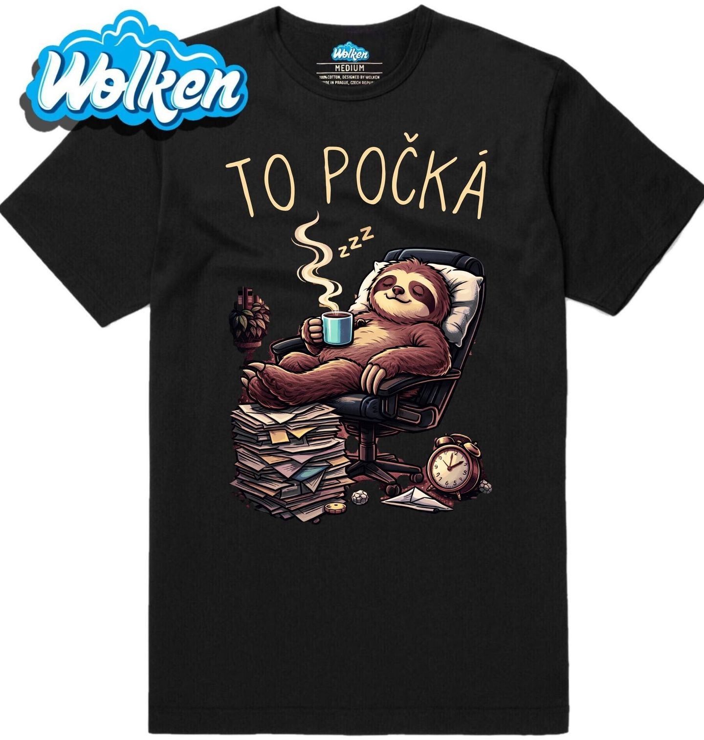 Pánské tričko Pohodový Lenochod To počká.jpg