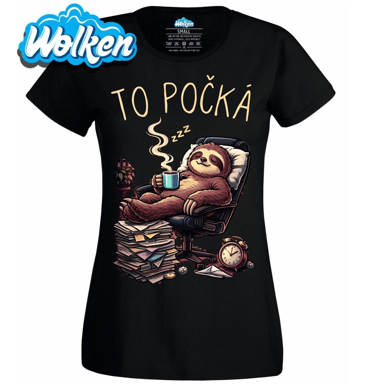 Dámské tričko Pohodový Lenochod To počká.jpg