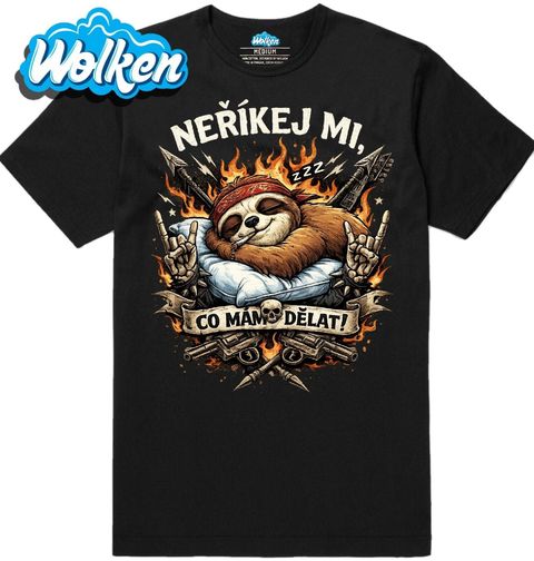 Obrázek produktu Pánské tričko Rocker Lenochod Neříkej mi, co mám dělat