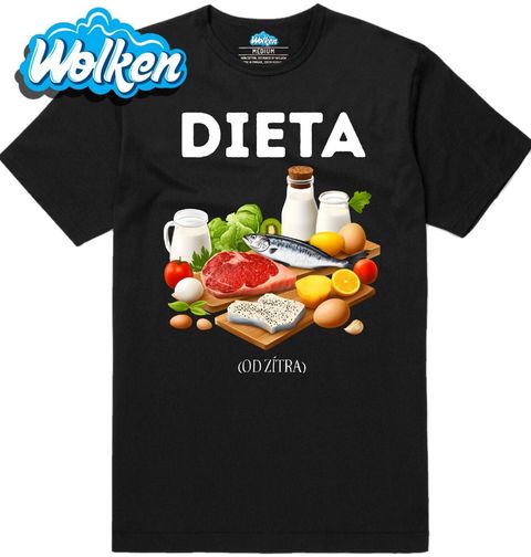 Obrázek produktu Pánské tričko DIETA (od zítra)