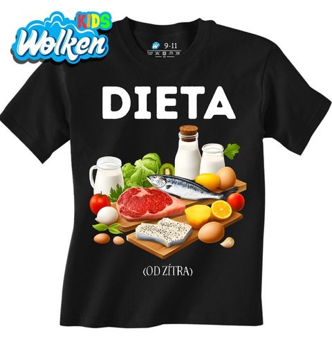 Obrázek produktu Dětské tričko DIETA (od zítra)